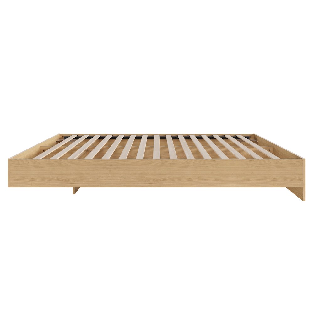 Platform Bed Frame In Queen|Natural Maple. Picture 2