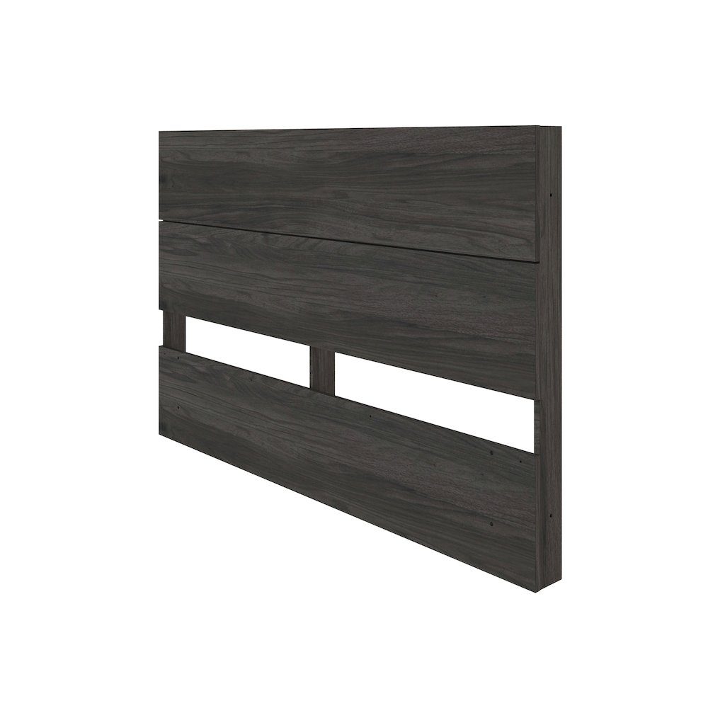 Panel Headboard, Full|Bark Grey. Picture 3