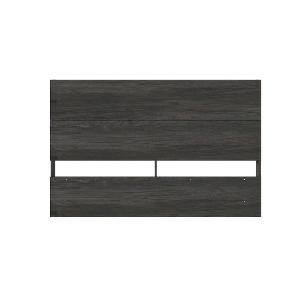 Panel Headboard, Full|Bark Grey. Picture 1