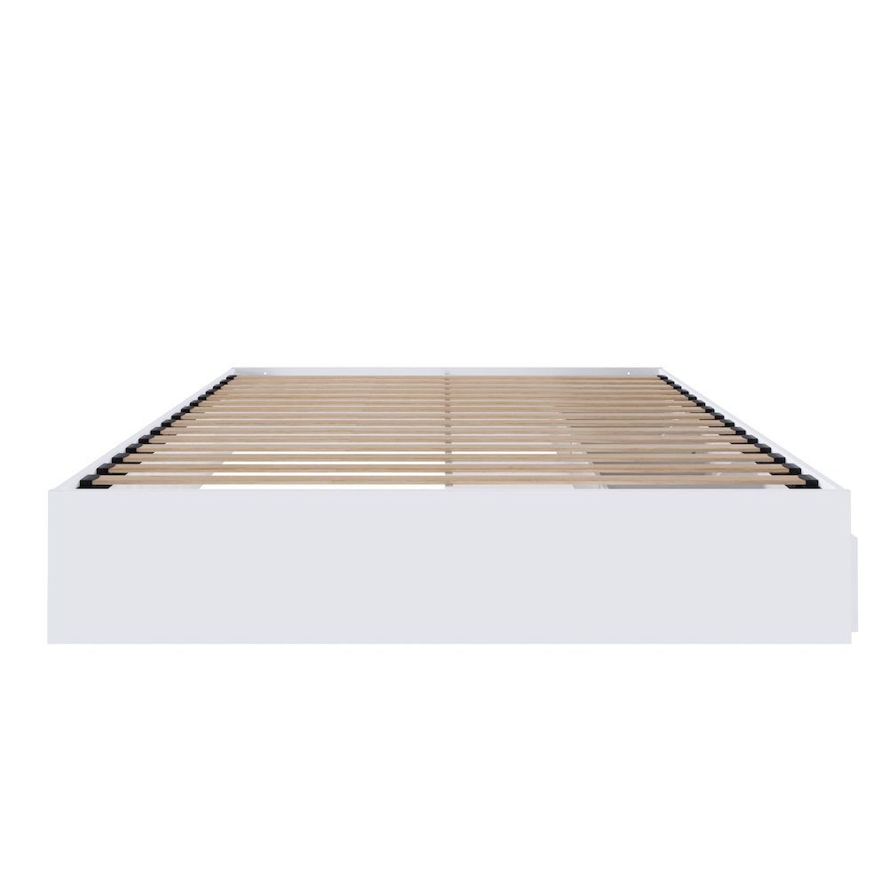 3-Drawer Storage Bed Frame, Full|White. Picture 2