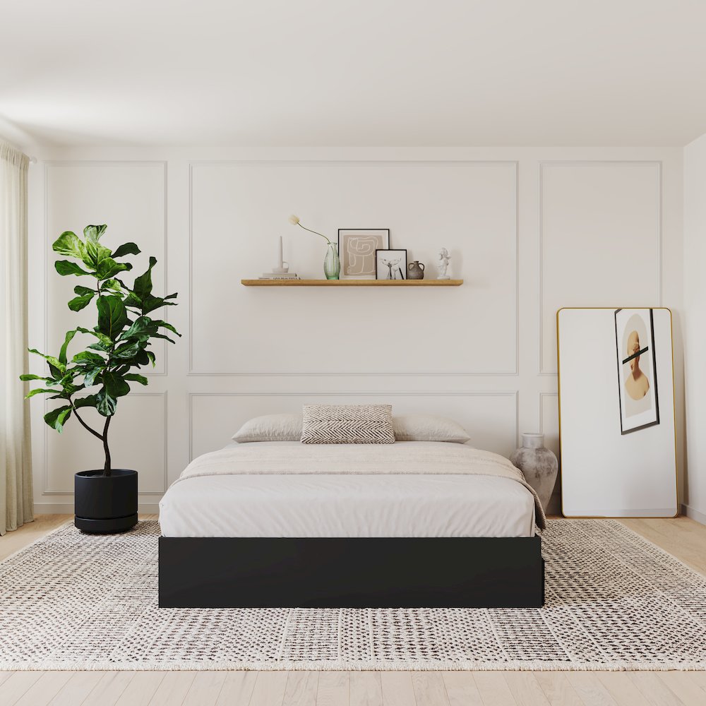 3-Drawer Storage Bed Frame, Full|Black. Picture 5