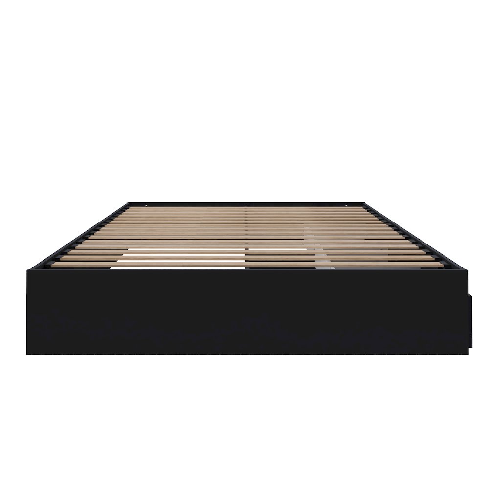 3-Drawer Storage Bed Frame, Full|Black. Picture 2
