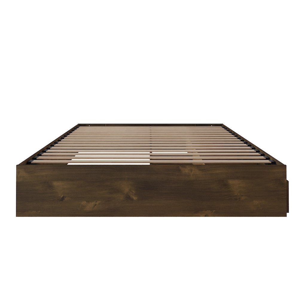 3-Drawer Storage Bed Frame, Queen|Truffle. Picture 2