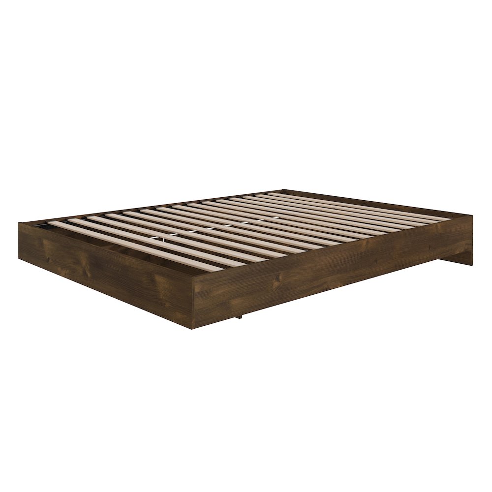 Platform Bed Frame, Full|Truffle. Picture 1
