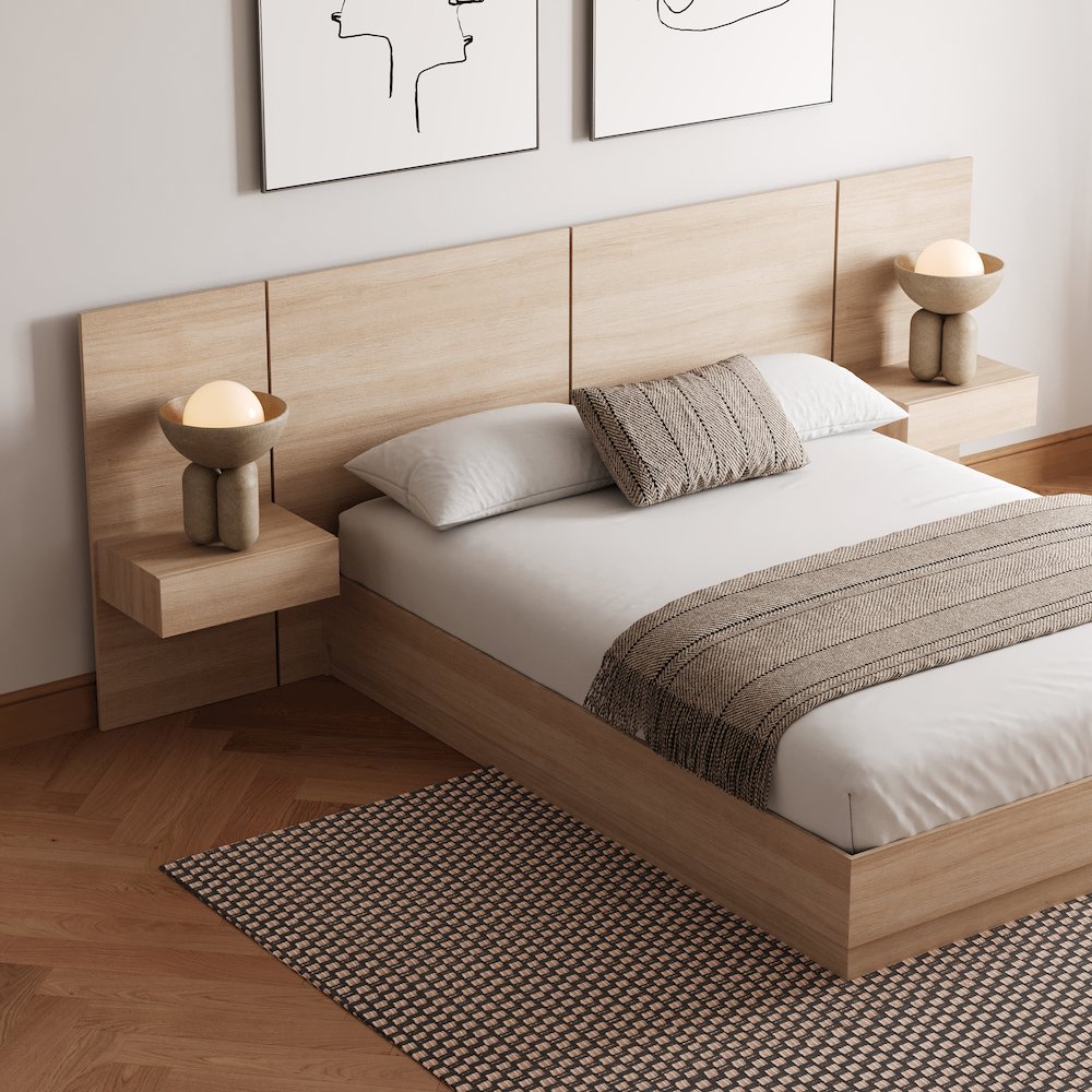 Milano 4-Piece Platform Bedroom Set. Picture 5