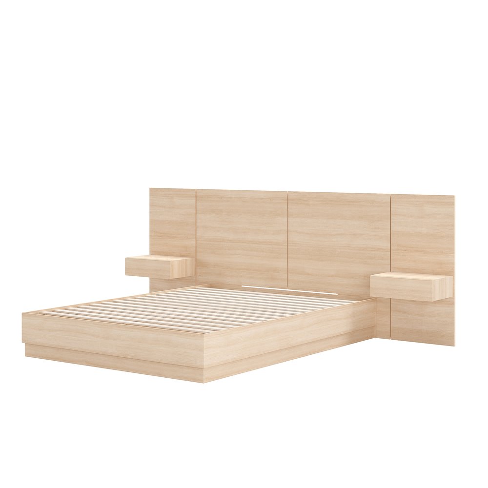 Milano 4-Piece Platform Bedroom Set. Picture 1