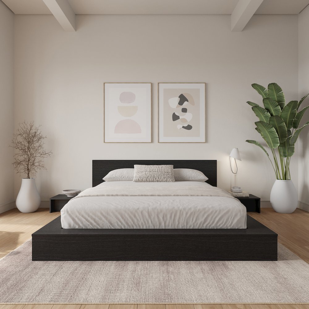 Kanso 4-Piece Low Platform Bedroom set. Picture 5
