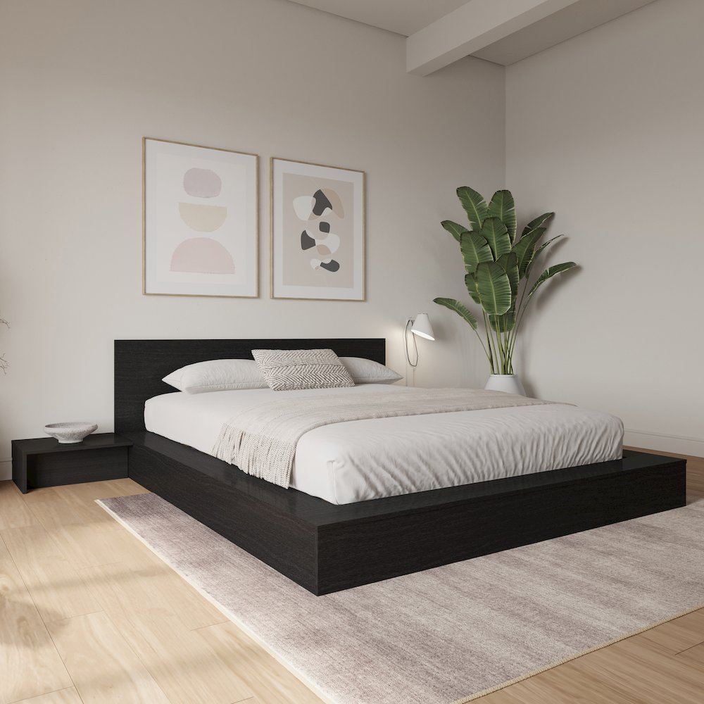 Kanso 4-Piece Low Platform Bedroom set. Picture 4