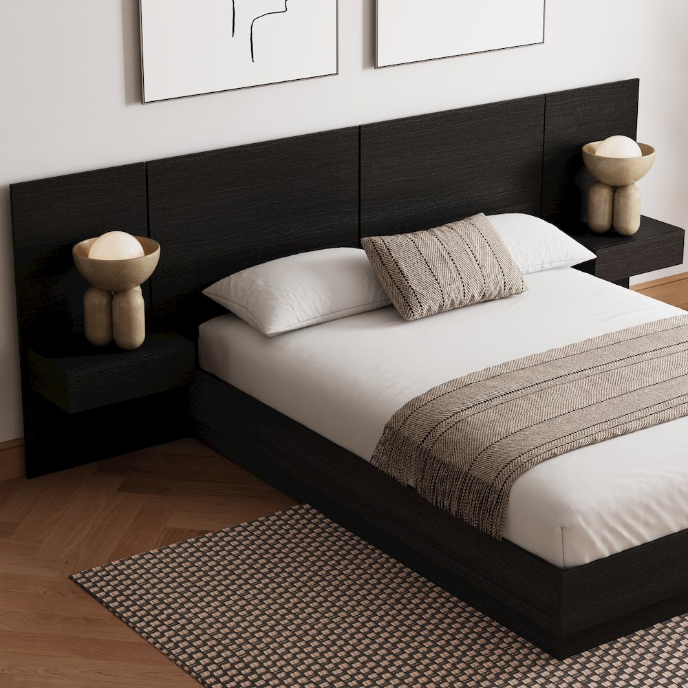 Milano 4-Piece Platform Bedroom Set. Picture 2