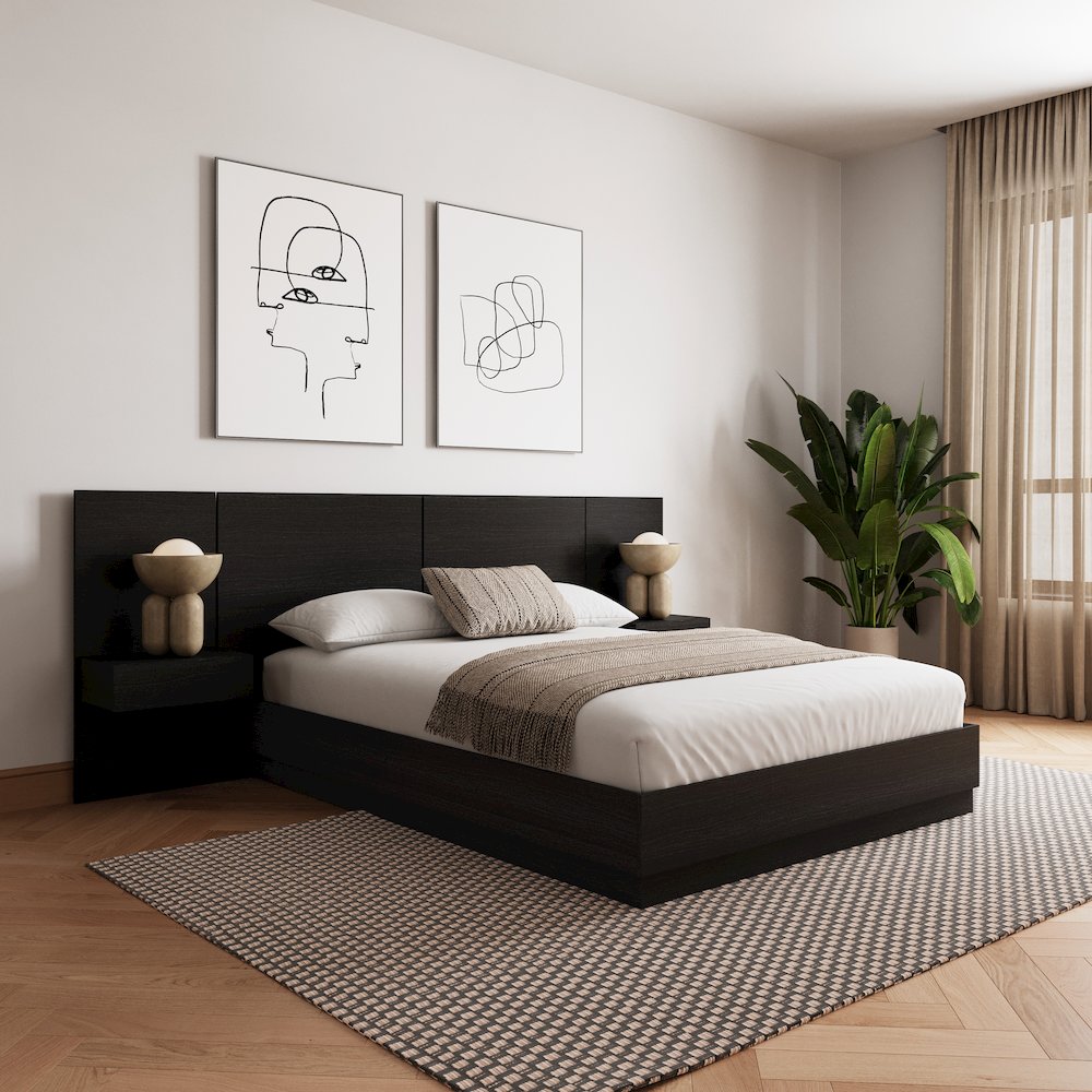 Milano 4-Piece Platform Bedroom Set. Picture 6