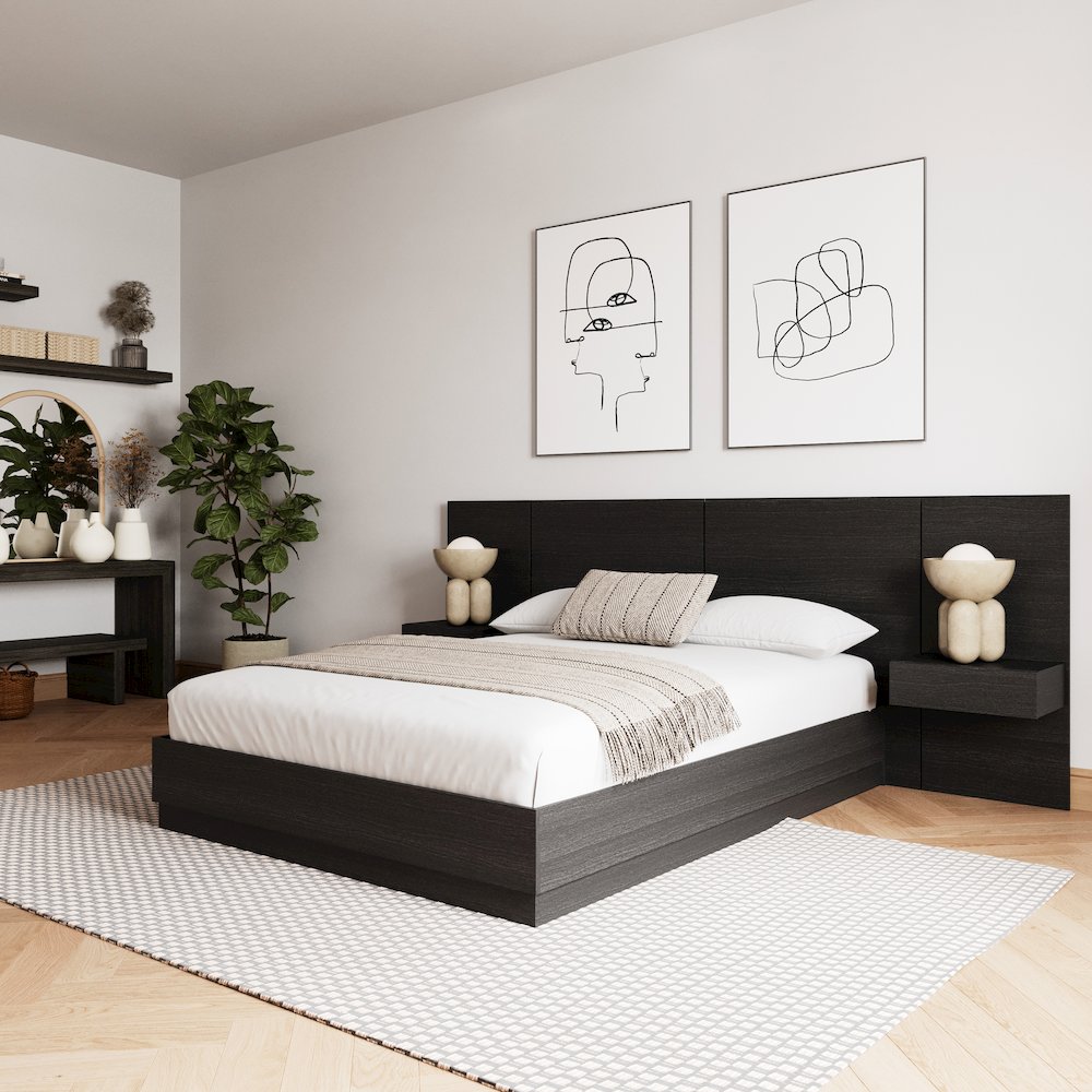 Milano 4-Piece Platform Bedroom Set. Picture 5