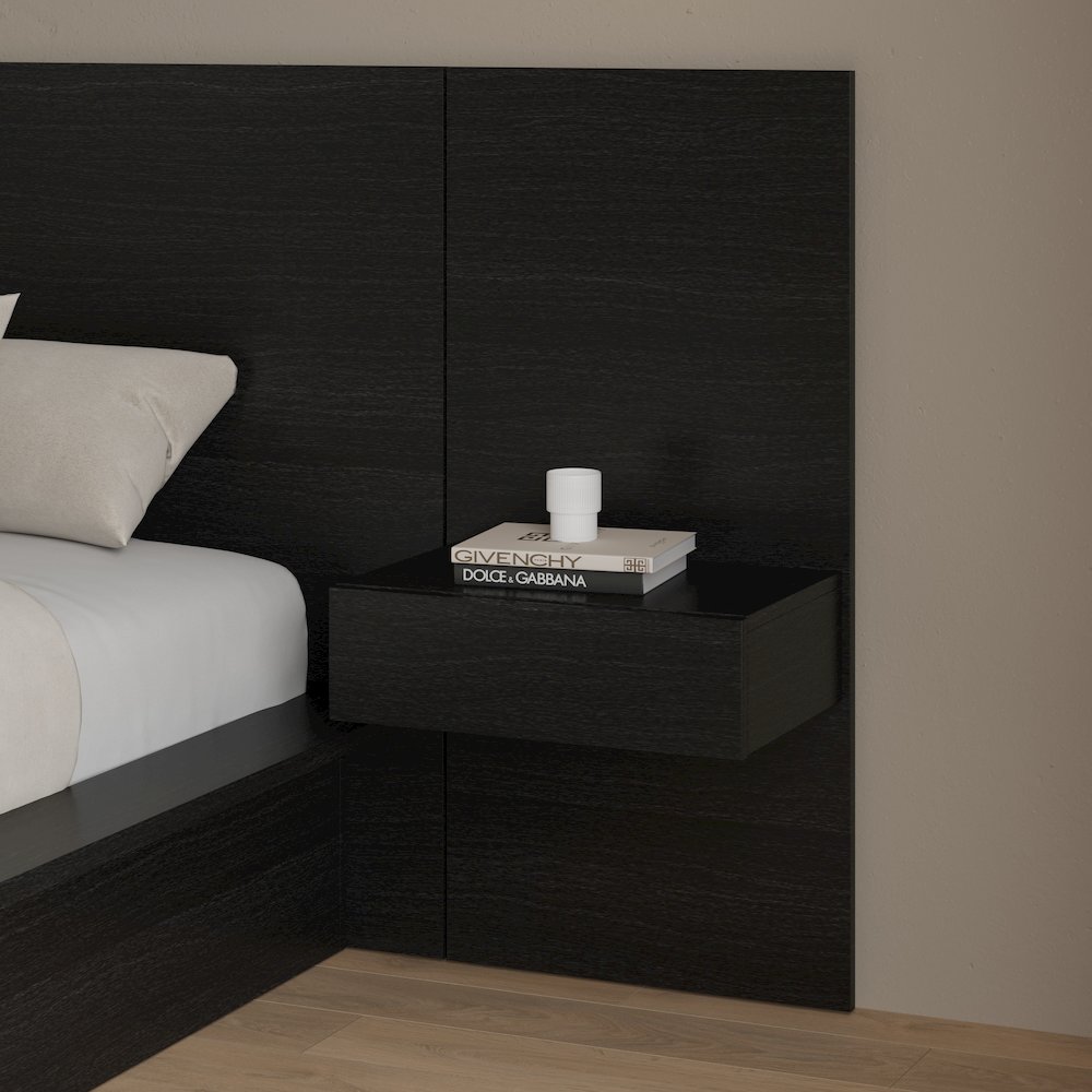 James 4-Piece Bedroom Set With Floating Nightstands. Picture 5