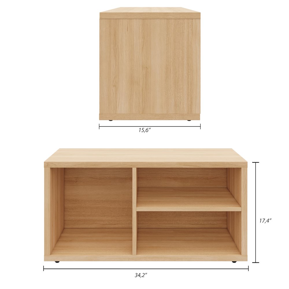 Porto Entryway Shoe Storage Bench. Picture 6