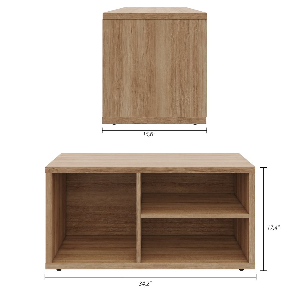 Porto Entryway Shoe Storage Bench. Picture 7