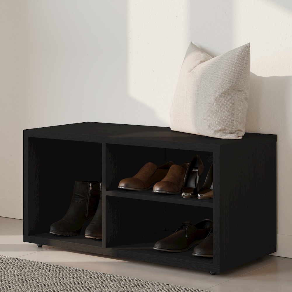 Porto Entryway Shoe Storage Bench. Picture 2