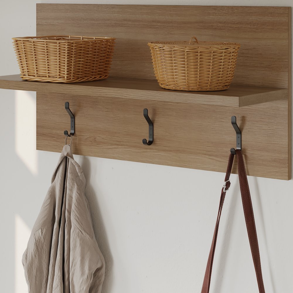 Porto Entryway Wall-Mounted Coat Rack. Picture 5