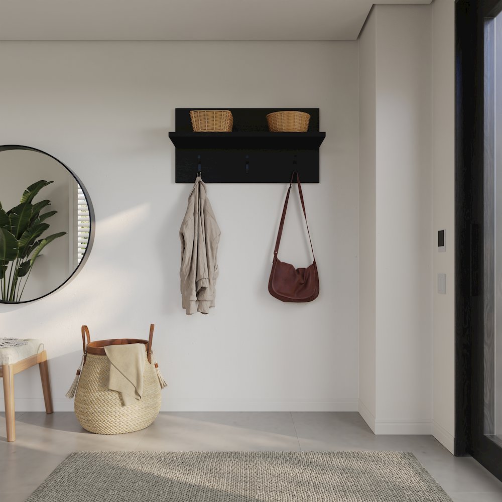 Porto Entryway Wall-Mounted Coat Rack. Picture 4