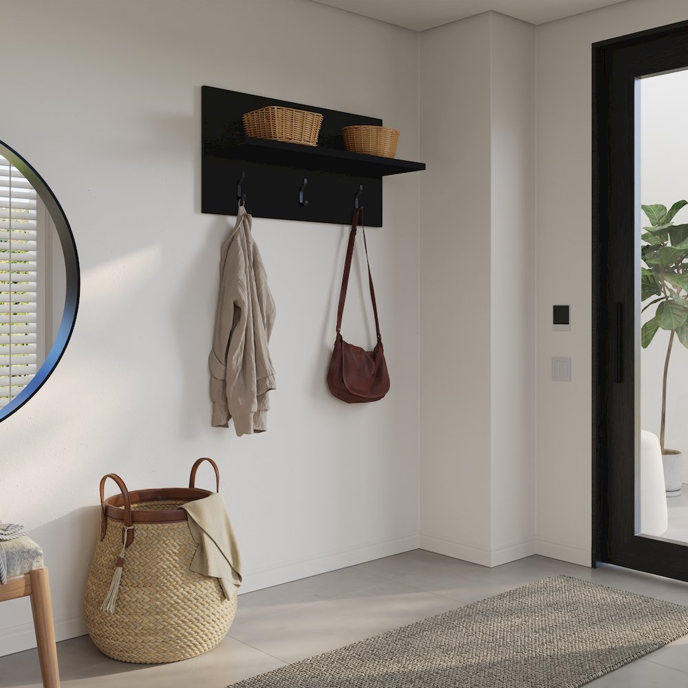 Porto Entryway Wall-Mounted Coat Rack. Picture 2