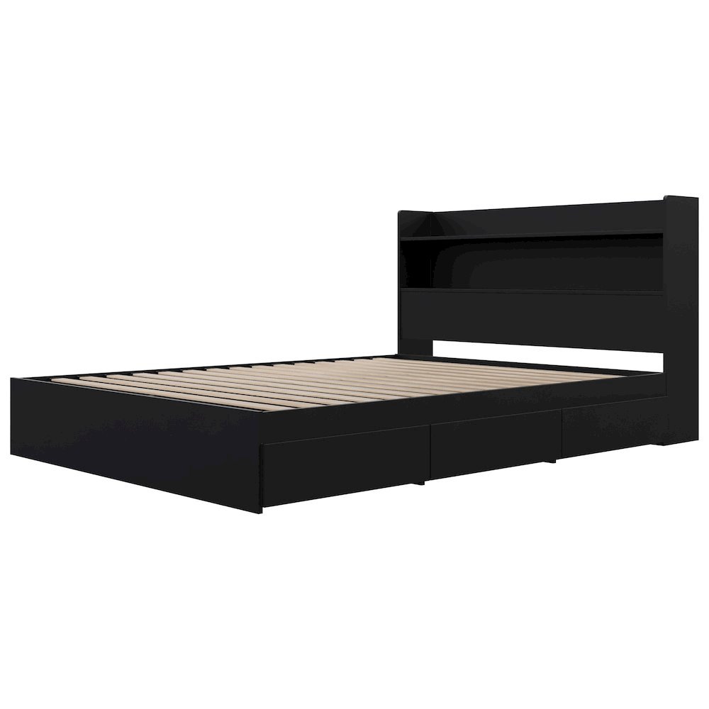 Harper 2-Piece Reversible Storage Bed Set, Full. Picture 1