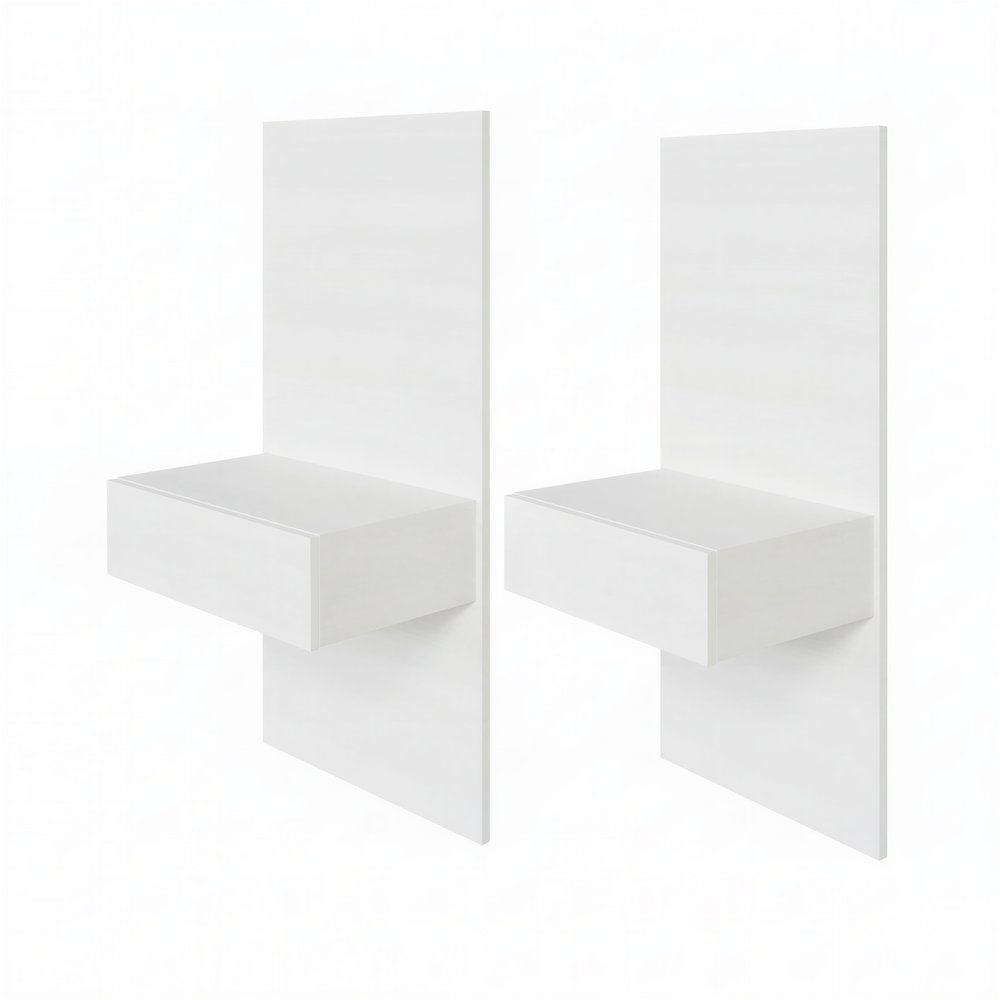 Milano Floating Nightstand Extension Panel Set of 2. Picture 1