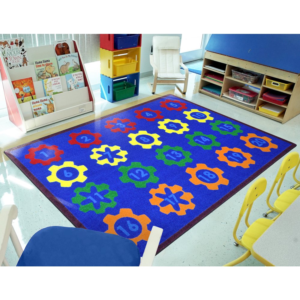Geared Up Multi 7'8" x 10'9" Rug. Picture 2
