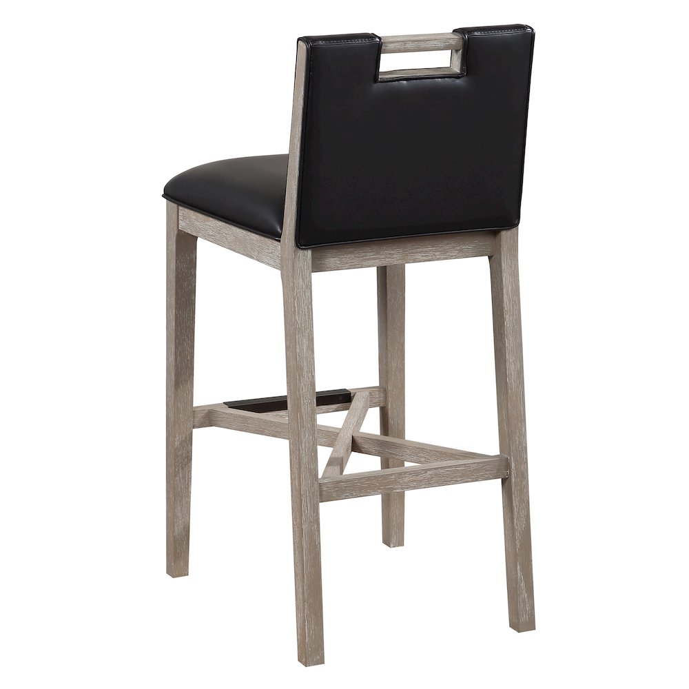 Jakarta 30" Stool - Driftwood Grey. Picture 3