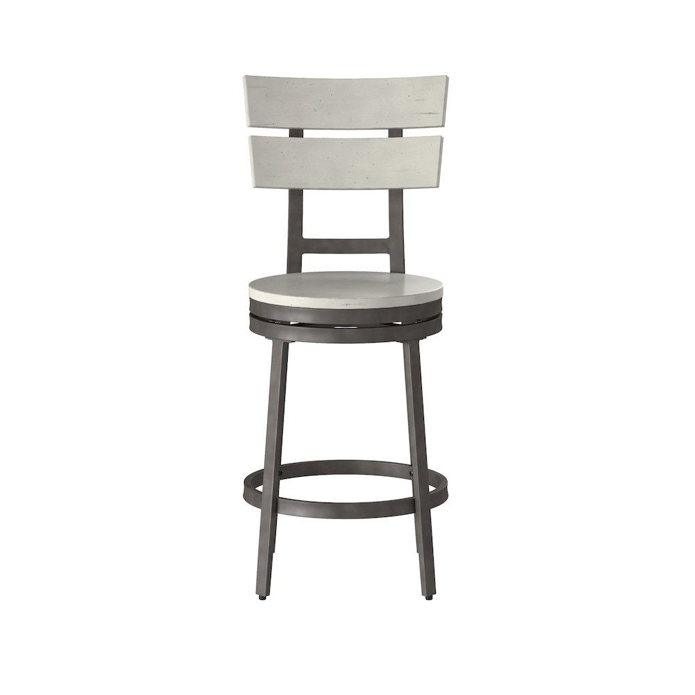Wilson 24" Swivel Stool - Middle Gray. Picture 2