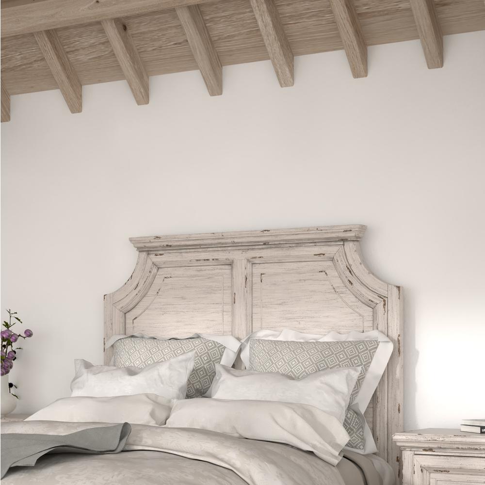 Providence 6/6 Panel Headboard - Antique White. Picture 2