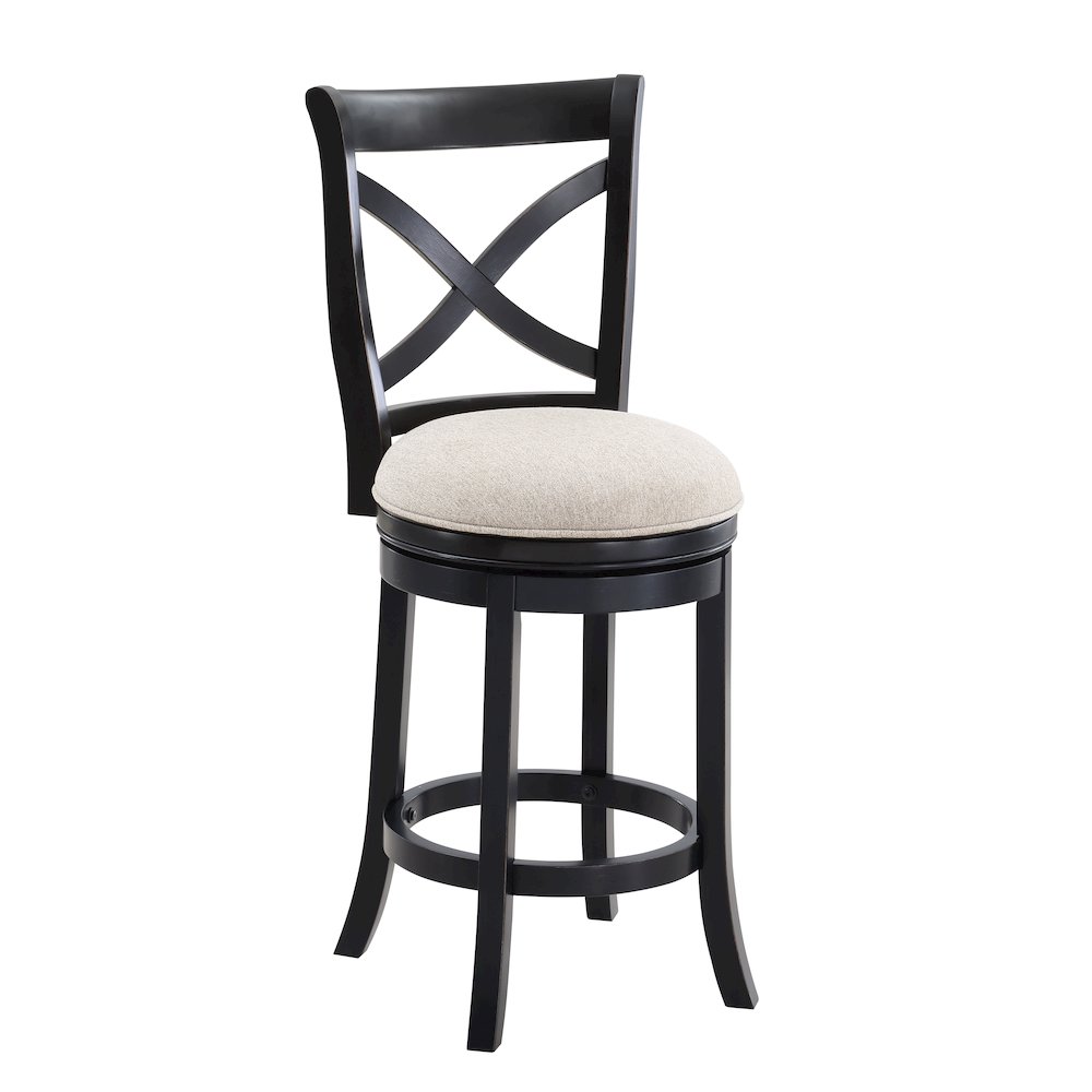 Booker 26" Stool - Black. Picture 1