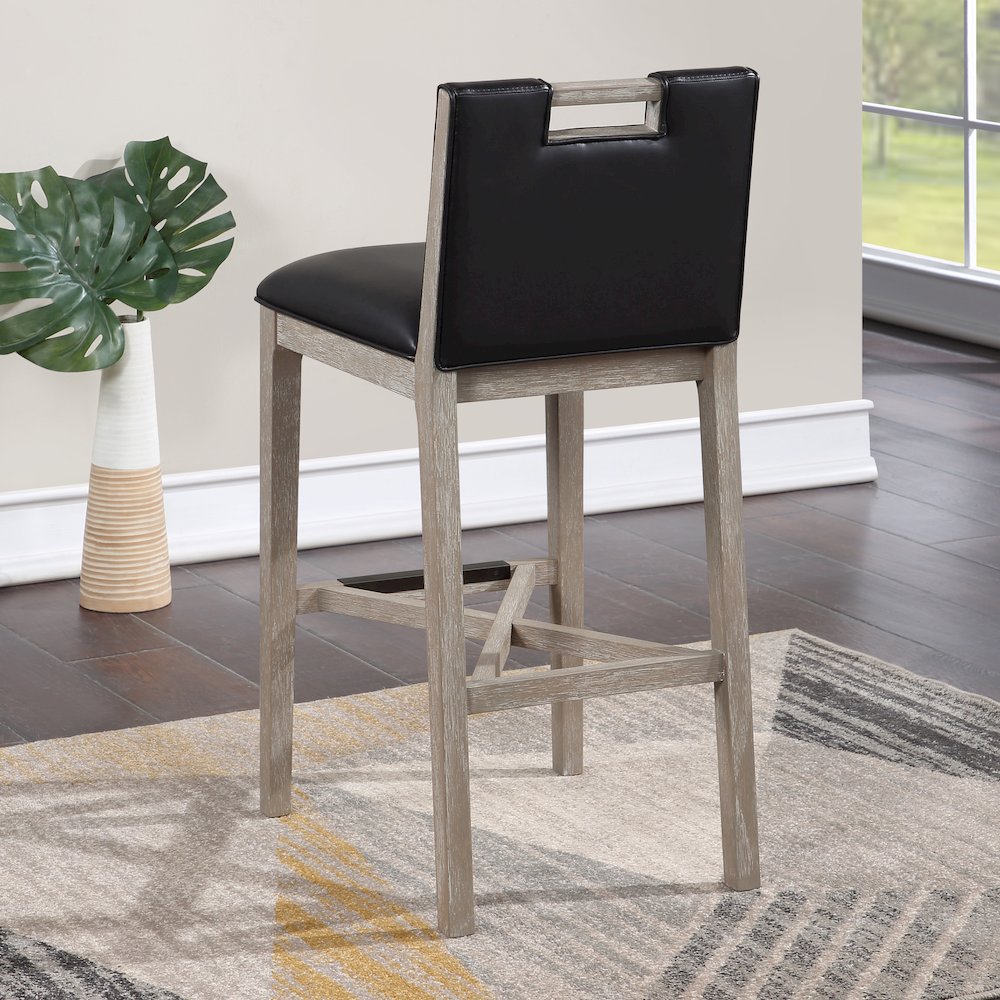 Jakarta 30" Stool - Driftwood Grey. Picture 9