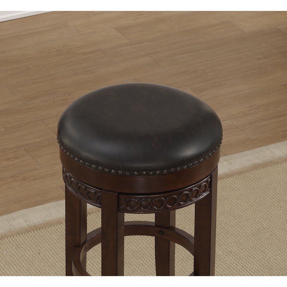 Concad Backless Stool - Cherry. Picture 3