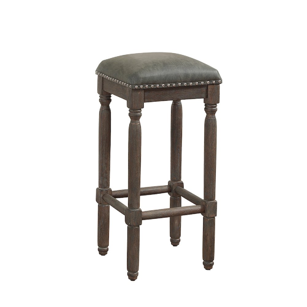 Bronson 30" Backless Stool - Driftwood. Picture 1