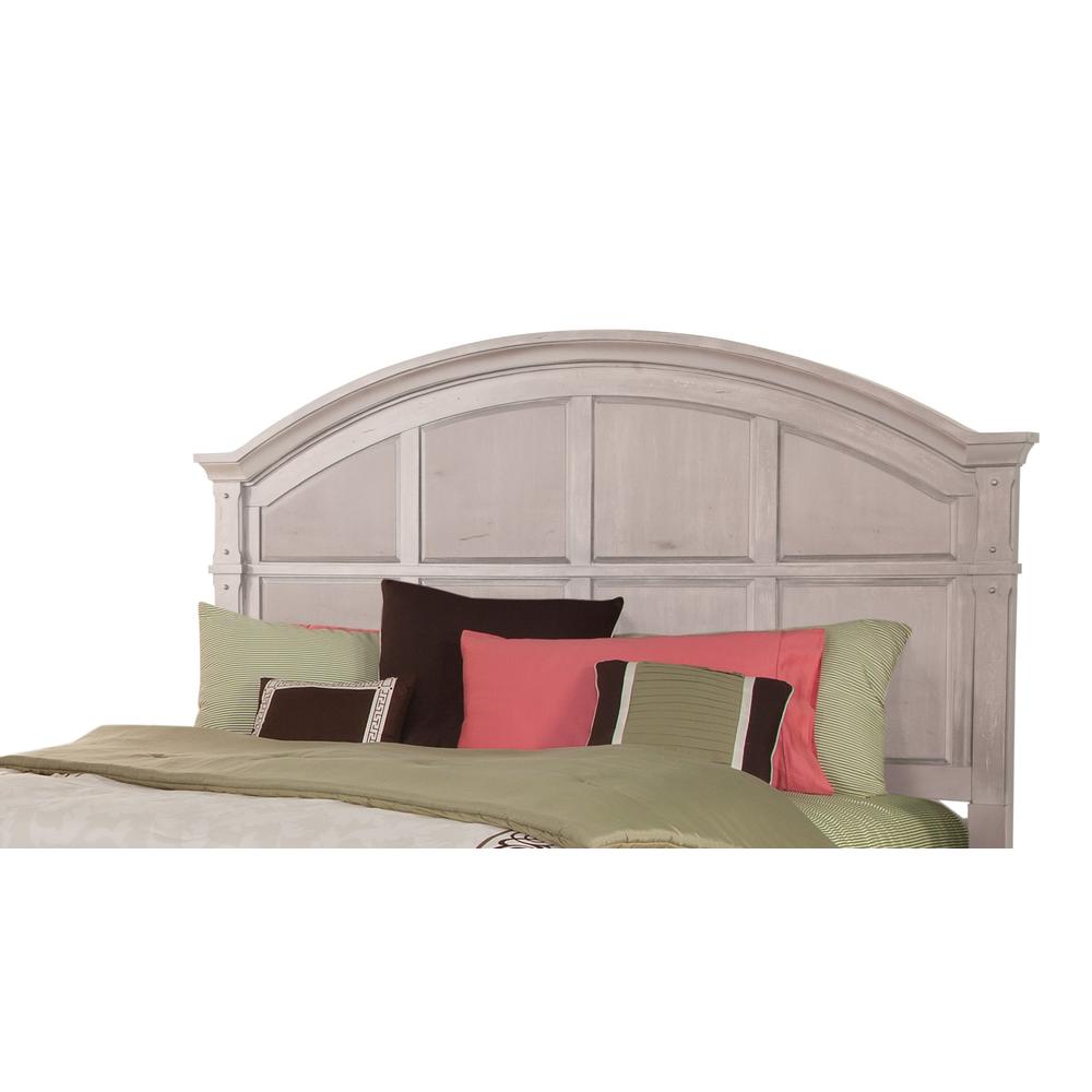 Sedona 6/6 Panel Headboard - Cobblestone White. Picture 1