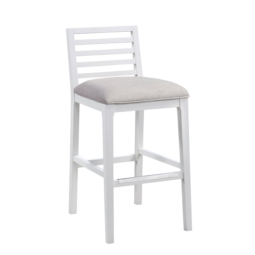 Siri 30" Stool - White. Picture 1