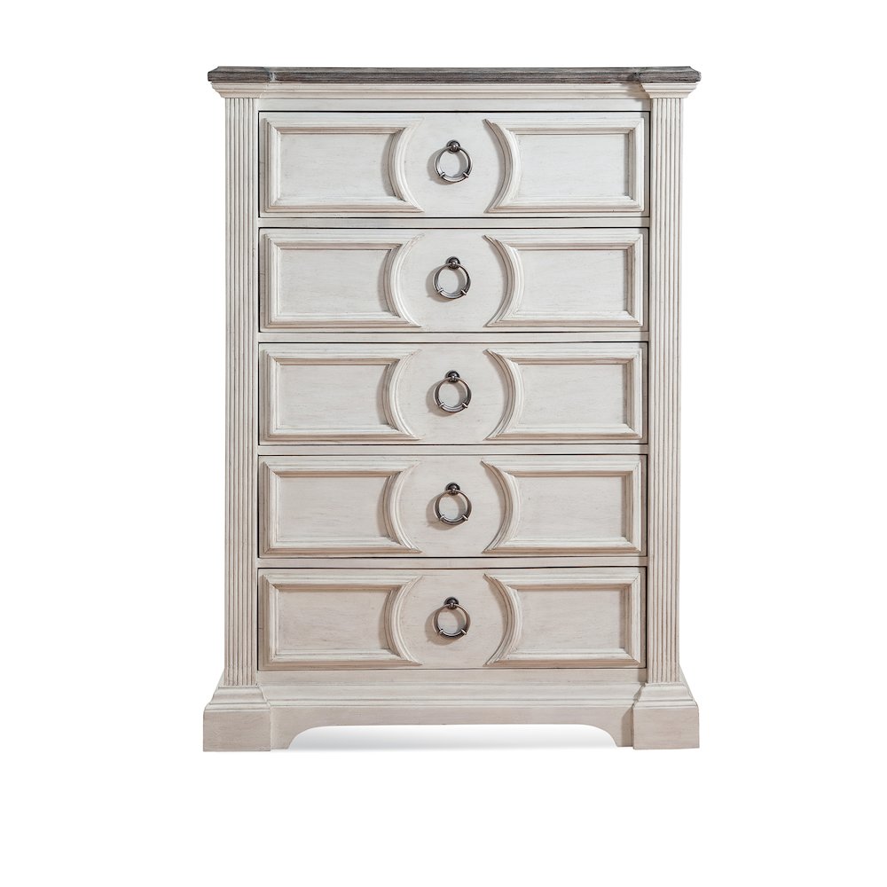 Brighten Chest - Antique White. Picture 1