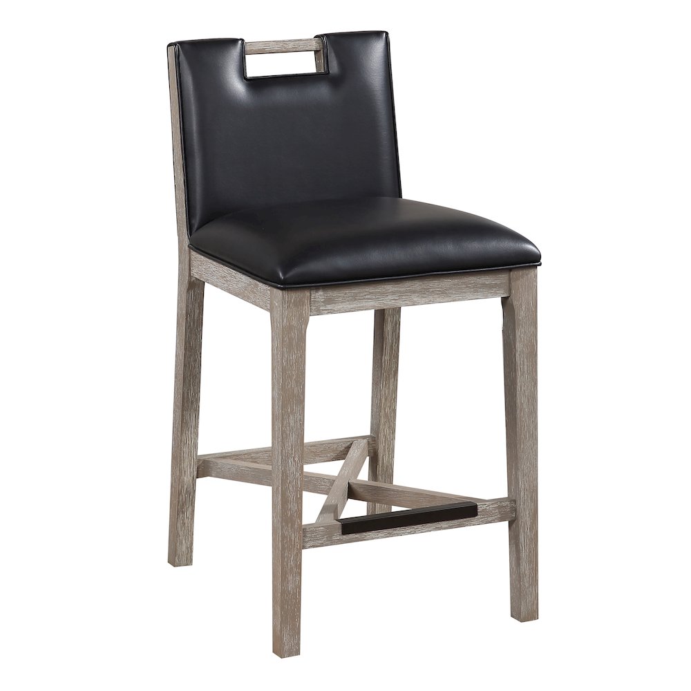Jakarta 26" Stool - Driftwood Grey. Picture 1