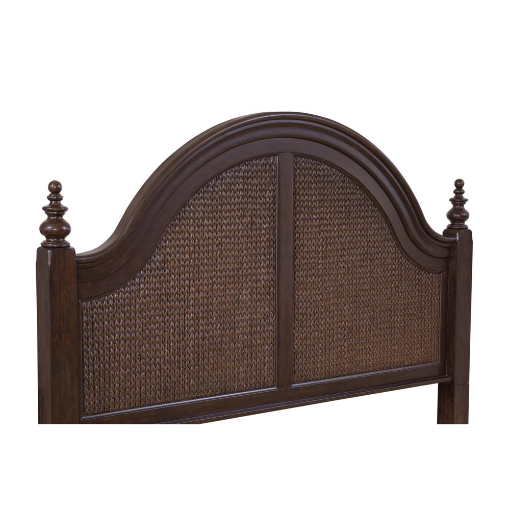 Rodanthe 5/0 Poster Woven Headboard - Cherry Brunette. Picture 1