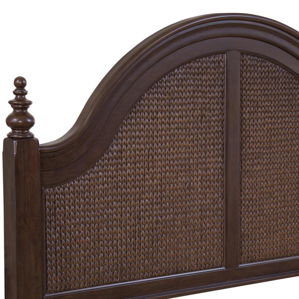 Rodanthe 5/0 Poster Woven Headboard - Cherry Brunette. Picture 2