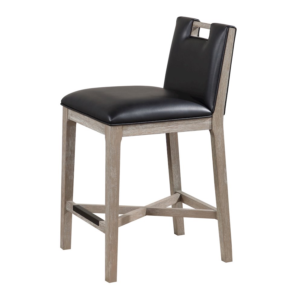 Jakarta 26" Stool - Driftwood Grey. Picture 2
