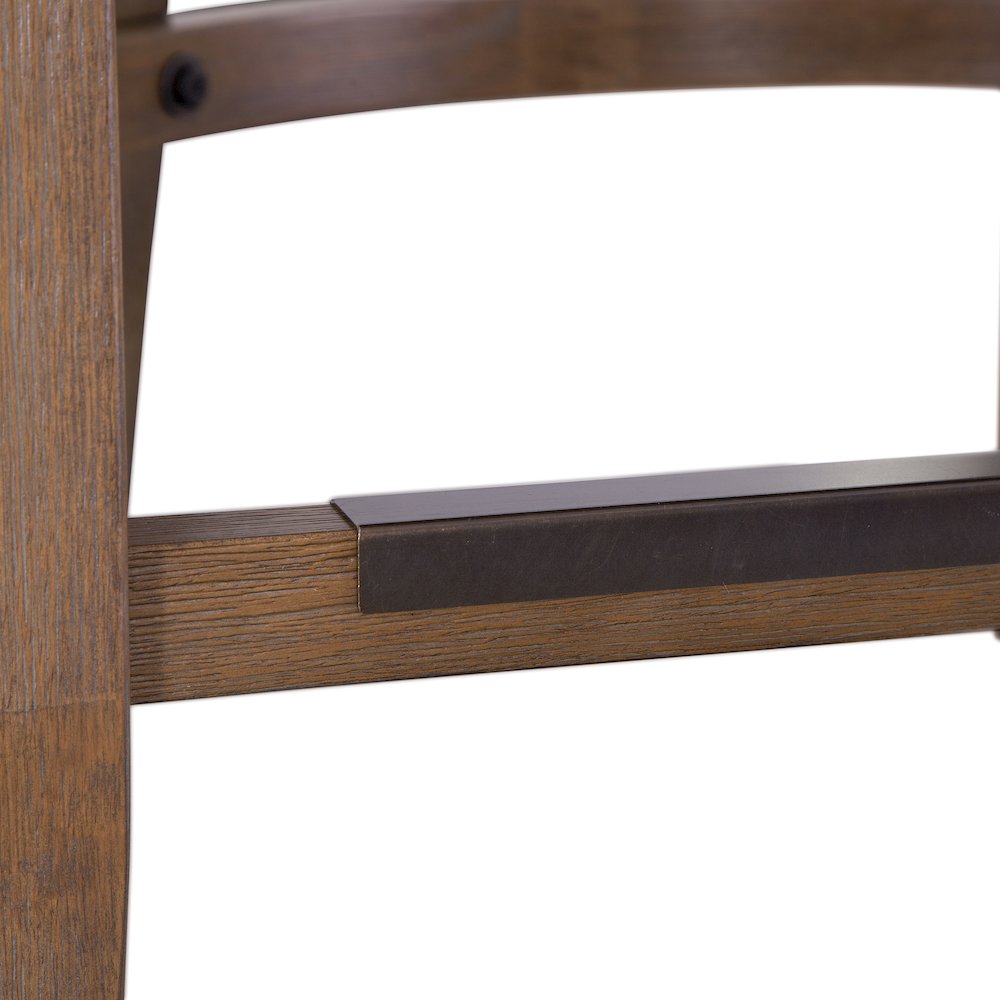 Houston 26" Stool - Warm Brown. Picture 4
