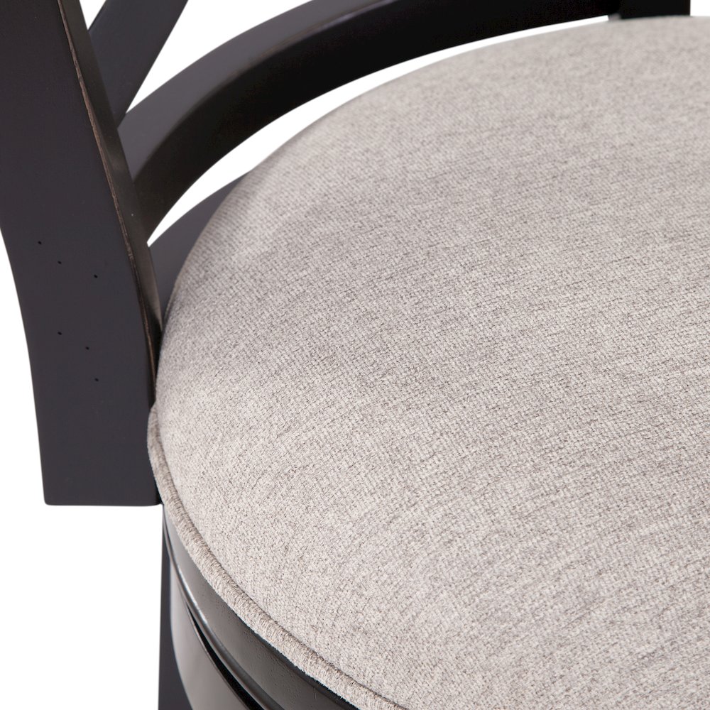 Booker 26" Stool - Black. Picture 4