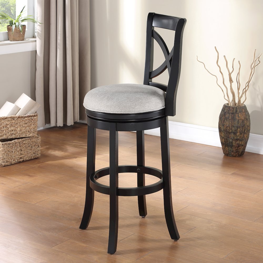Booker 30" Stool - Black. Picture 8