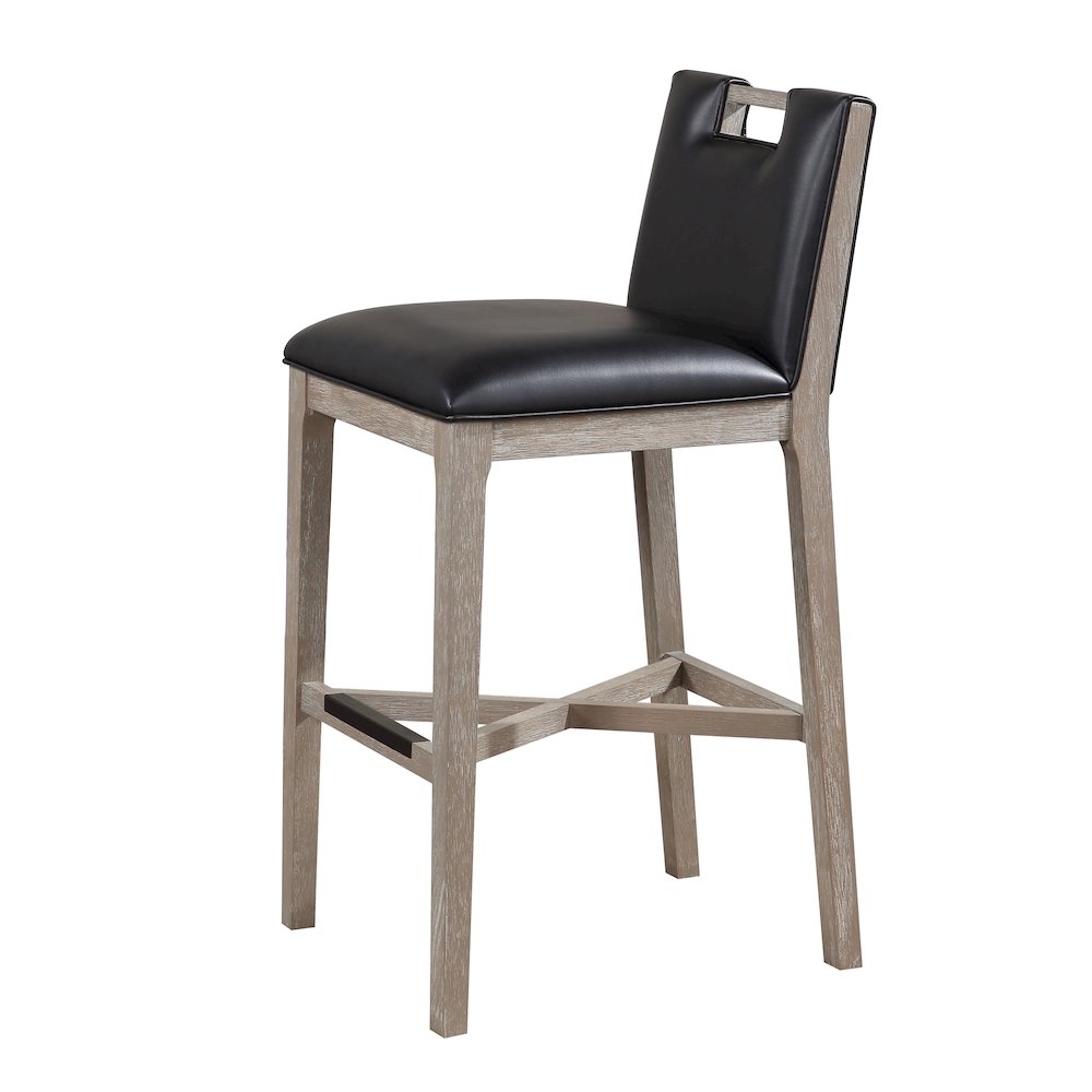 Jakarta 30" Stool - Driftwood Grey. Picture 2