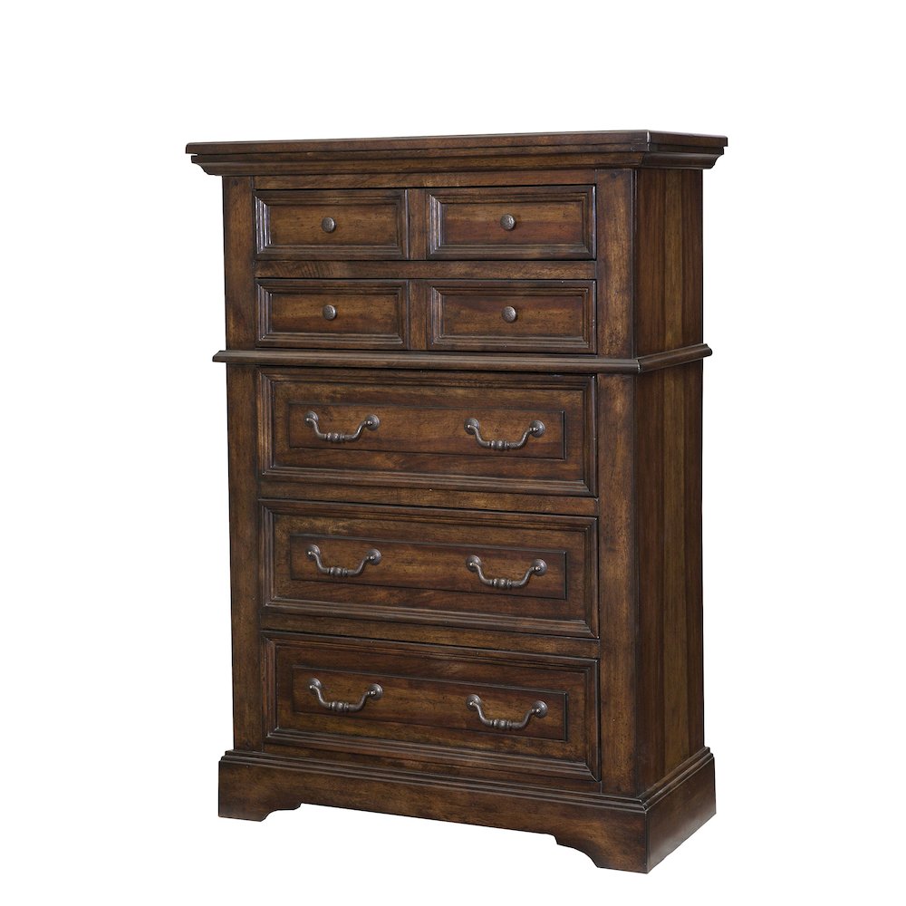 Stonebrook 5-Drawer Chest - Tobacco. Picture 1