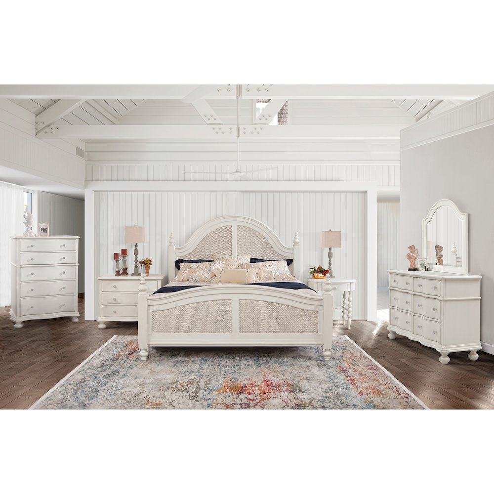 Rodanthe 5-Drawer Chest - Dove White. Picture 4