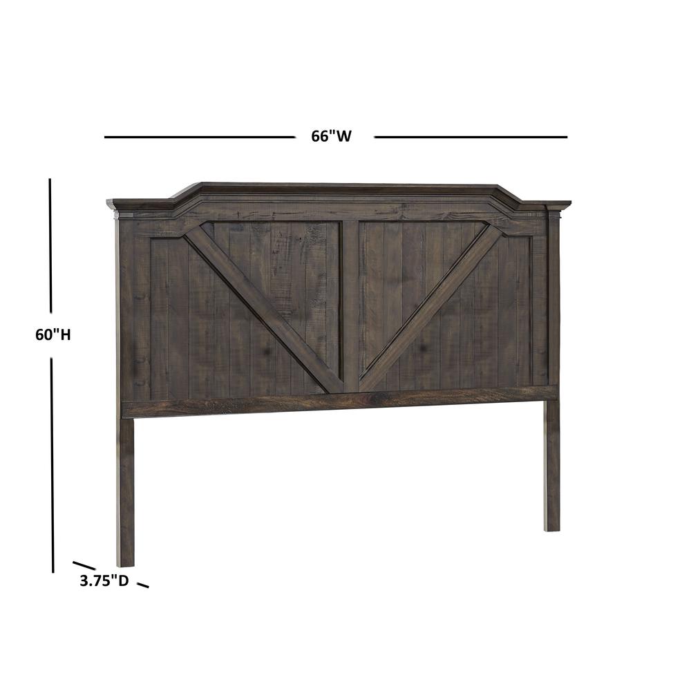 Farmwood 5/0 Panel Headboard - Whiskey Barrell. Picture 2