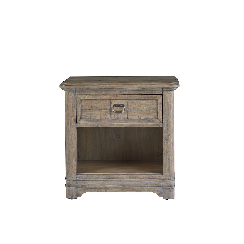 Meadowbrook 1-Drawer Nightstand - Sand. Picture 1