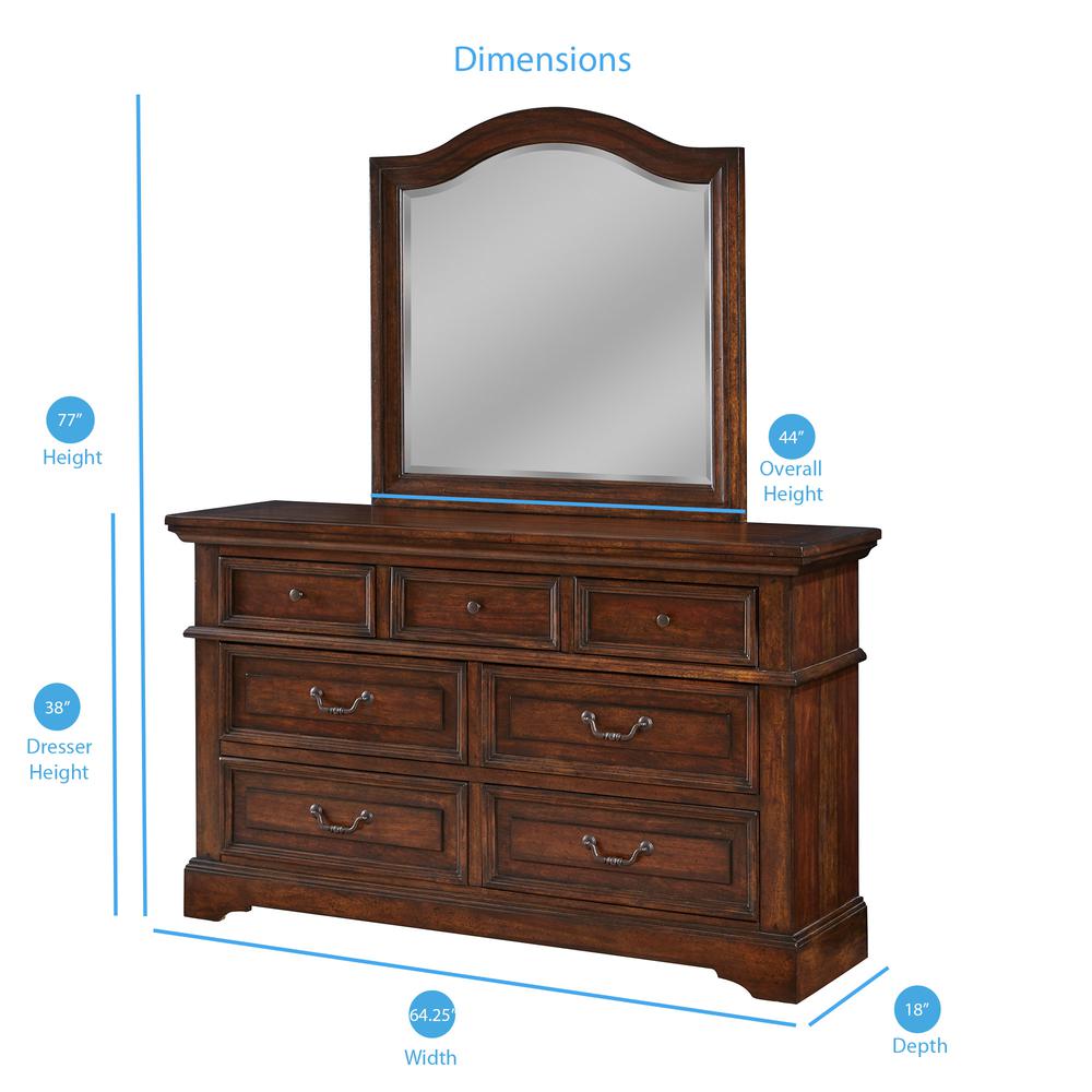 Stonebrook Dresser - Tobacco. Picture 3