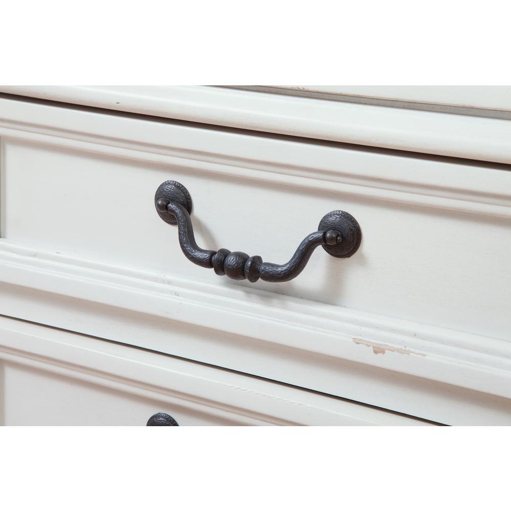 Stonebrook Dresser - Distressed Antique White. Picture 5