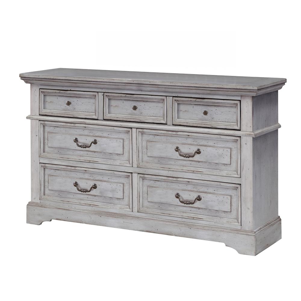 Stonebrook Dresser - Light Distressed Antique Gray. Picture 1
